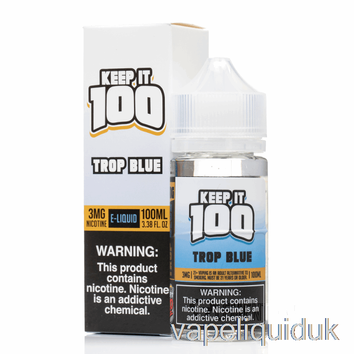 Trop Blue - Keep It 100 E-Liquid - 100mL 3mg Vape Juice